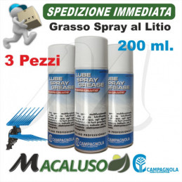 Kit 3 pezzi Grasso Spray...