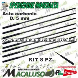 Kit 8 asta in carbonio...