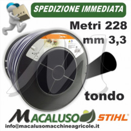 Filo nylon Stihl tondo nero...