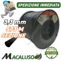 Filo nylon Stihl tondo nero...